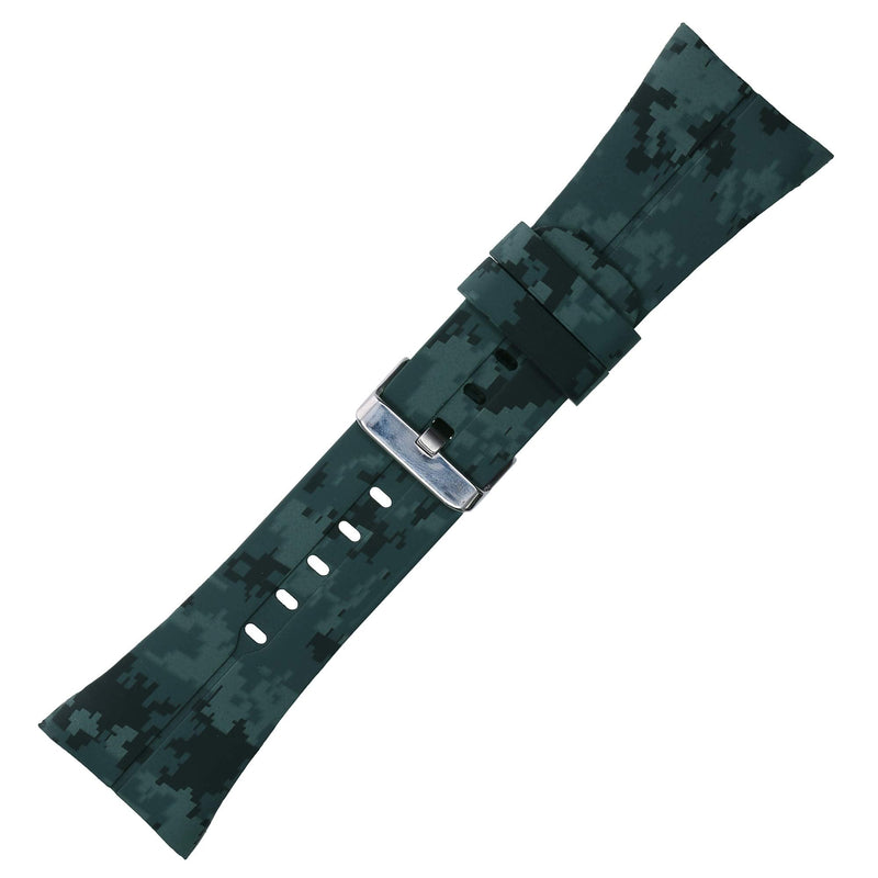 kwmobile TPU Silicone Strap Compatible with Polar M400 / M430 - Tracker Band - 8-Bit Camo Light Green/Green/Dark Green 8-Bit Camo 79-07-80 - BeesActive Australia