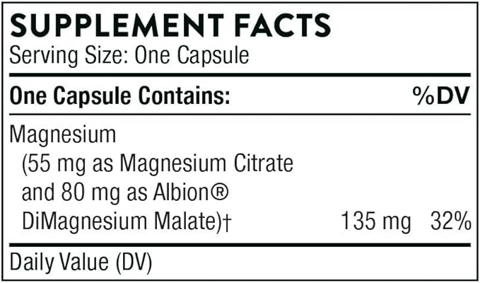 Thorne Magnesium Citrate 90 Capsules - BeesActive Australia