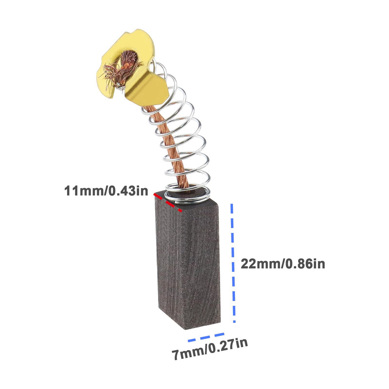 2 Pairs Carbon Brushes Compatible with Drive Envoy 4 6 8 Mobility Scooter Replacement Motor Brushes 22x11x7mm/ 0.86x0.43x0.27inch - BeesActive Australia