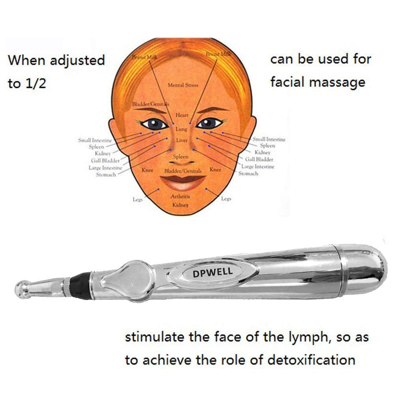 Electronic Acupuncture Pen with 3 Different Heads, Electric Meridian Energy Body Massager Pain Relief Therapy Instrument - BeesActive Australia
