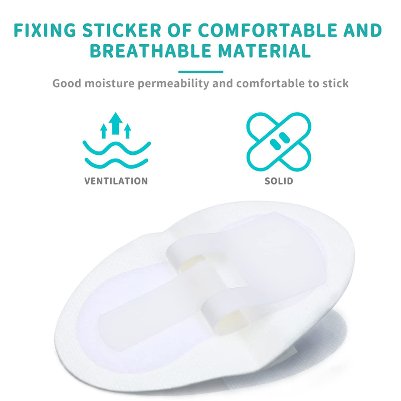 Milisten 10pcs Catheter Legband Holder Fixing Sticker Urinary Tube Drainag Tube Bag Paste Medical Supplies - BeesActive Australia