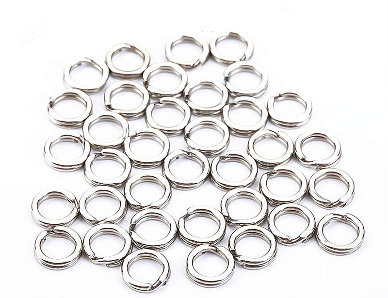 Toasis Fishing Split Ring Lure Connector Assorted Sizes Test 26Lb to 202Lb #5_52Lb_100pcs - BeesActive Australia