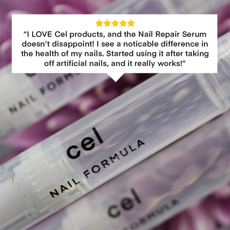 Cel MD Cuticle Oil Pen Nail Strengthener Repair Serum – Nail Repair For Damaged Nails – Helps Repair & Nourish Cracked Nails and Rigid Dry Cuticles - Set of 2 - BeesActive Australia