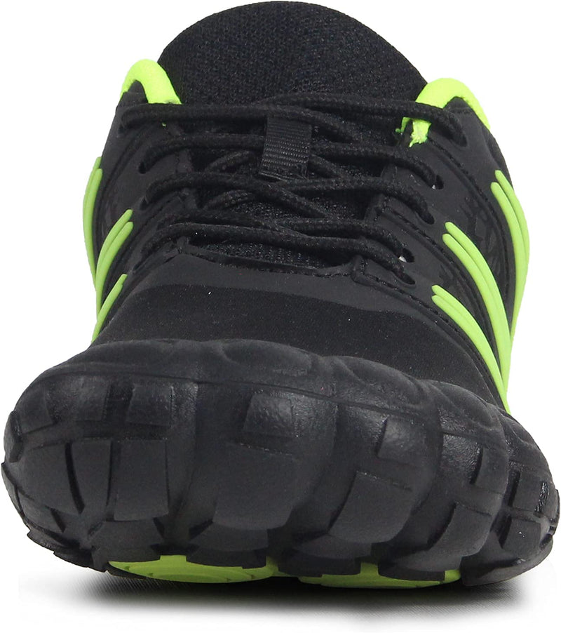 Oranginer Women's Barefoot Shoes - Wide Toe Box - Zero Drop - Minimalist Shoes 7 Black/Green - BeesActive Australia
