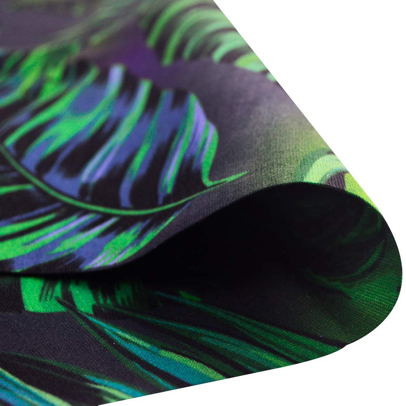Obacle Neck Gaiter Face Mask Bandana for Dust Wind Sun Protection Seamless Tube Headband Bandana Thin Mask for Men Women for Motorcycle Riding Biker Fishing Cycling Running Sports Festival Raves Banana Leaf Green Purple - BeesActive Australia