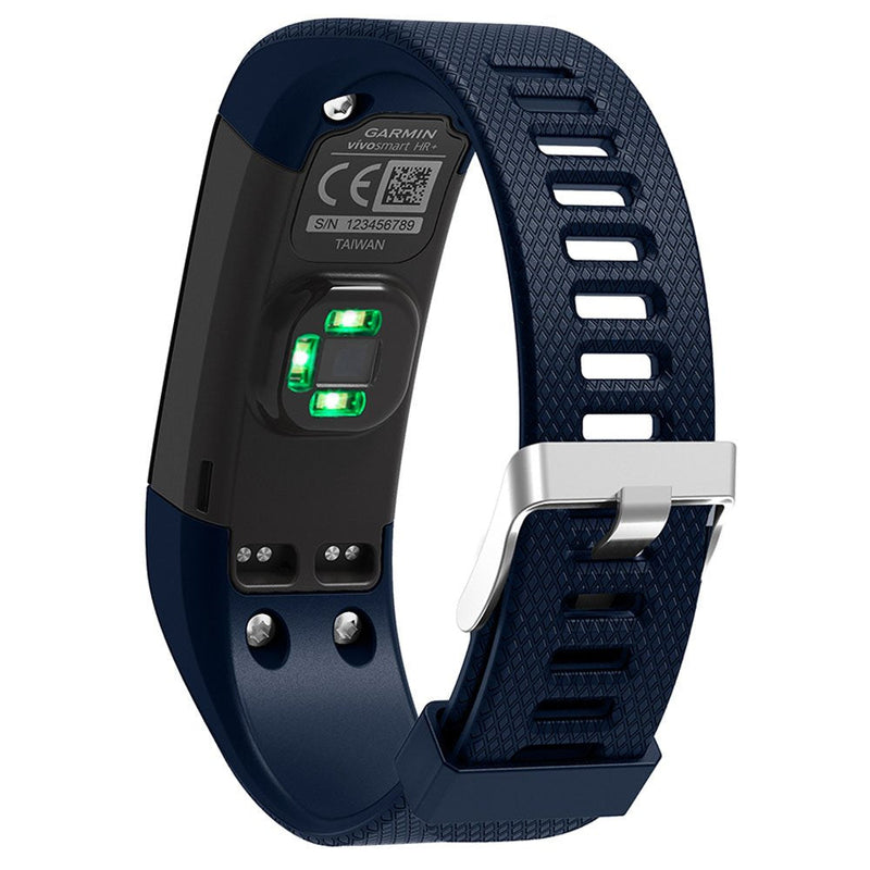 ZSZCXD Band for Garmin vivosmart HR+, Silicone Strap Replacement Wristband for Garmin vivosmart HR+ (No Tracker) Navy - BeesActive Australia