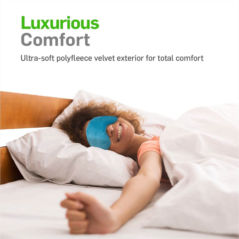 NatraCure Warming Eye Pillow – (for Relaxation, migraine Headaches, Sinus Pain and Pressure, Puffy or Swollen Eyes) - BeesActive Australia