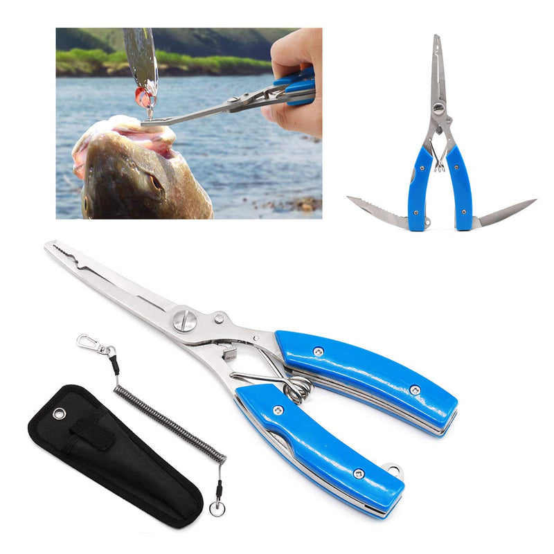 [AUSTRALIA] - XBLACK Fishing Tool Kit Fishing Pliers Fish Gripper Fishing Scale Fish Grip Tools Set Saltwater Resistant Fishing Gear simple set 