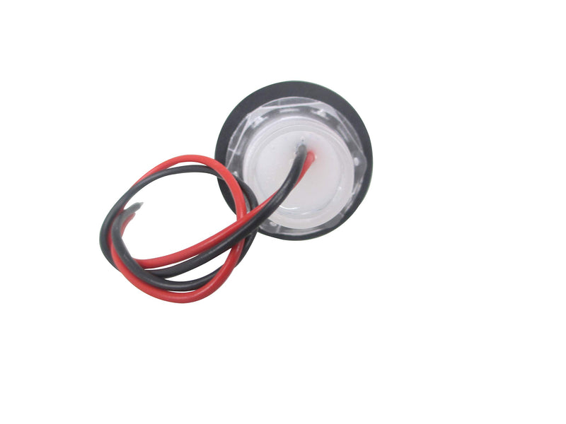 [AUSTRALIA] - Pactrade Marine 4 Pieces Boat LED Livewell Round Button White Courtesy Light OEM Waterproof 