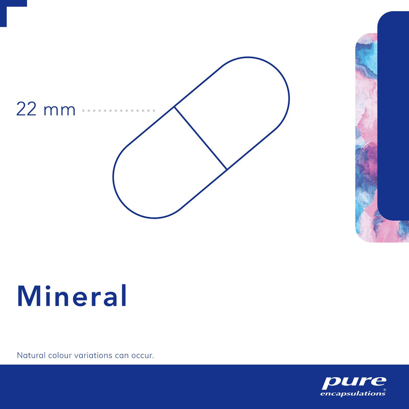 Pure Encapsulations - Mineral 650A - Hypoallergenic Mineral and Trace Element Formula - 180 Capsules - BeesActive Australia