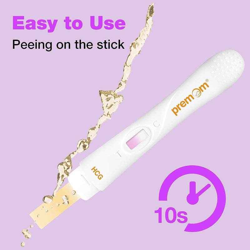 Premom Pregnancy Test Midstream: Early HCG Detection Sticks - 3 Pack Pregnant Test Kit 3HCG - BeesActive Australia