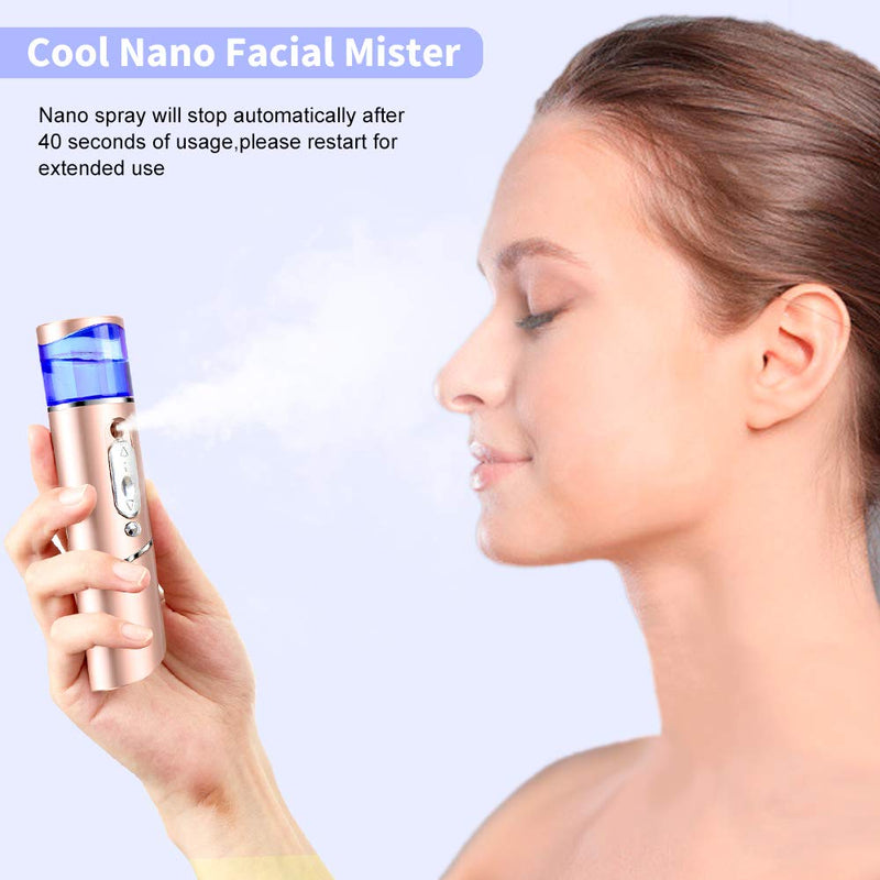 Eye Massager Wand with Nano Facial Massager Spray, By-Heart Upgrade Portable Facial Massager Skin Care Device for Women, for Travel Party，or Christmas Birthday Gift - BeesActive Australia