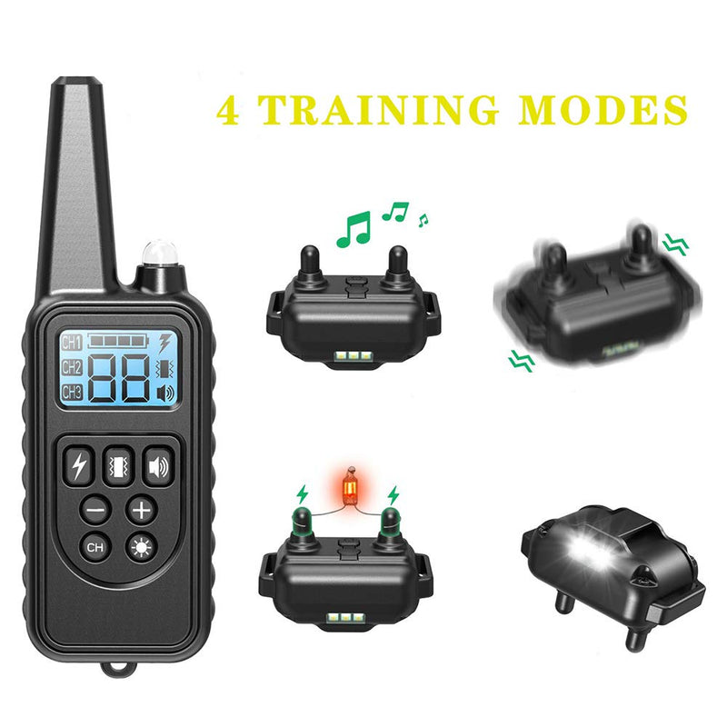 Patroaint Dog Training Collar with Three Training Modes, Waterproof Training Collar, Long Range up to 2600Ft - BeesActive Australia