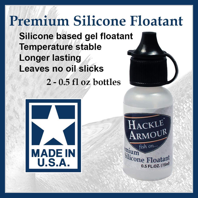 Hackle Armour Premium Silicone Fly Floatant 2 Pack - Temperature Stable Floatant - BeesActive Australia