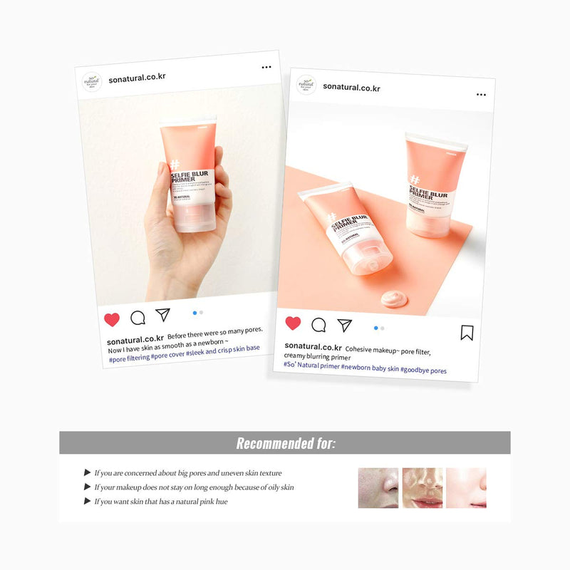 SO NATURAL SELFIE BLUR PRIMER - BeesActive Australia