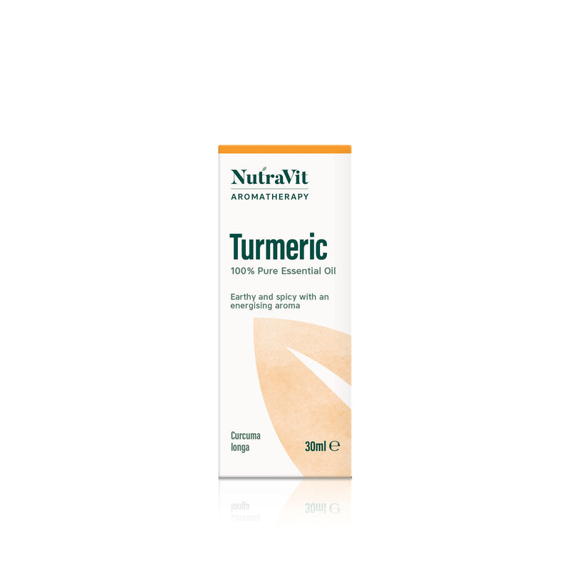 NutraVit - Indian Turmeric Oil | 100% Pure Turmeric Essential Oil - 30ml - Therapeutic Grade Aromatherapy Oil - Diffuser, Humidifier & Massage | for Dry Skin, Sore Muscles & Uneven Skin Tone - BeesActive Australia
