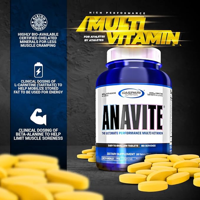 Anavite (Multi-Vitamin & Minerals for Athletes) - BeesActive Australia