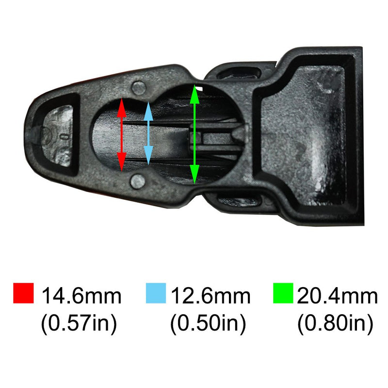 [AUSTRALIA] - Scuba Choice Scuba Diving Fin Spring Heel Strap with Quick Release Buckles Small 