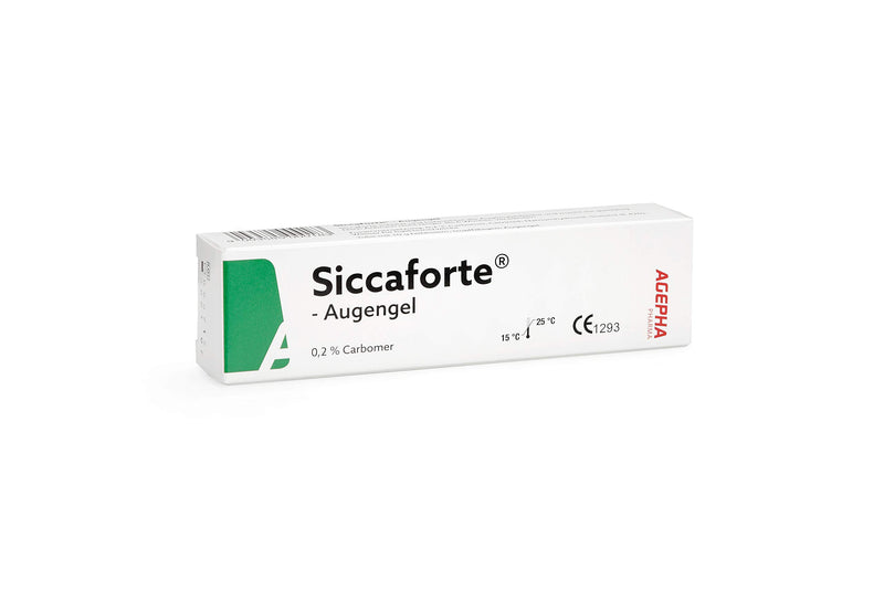 Siccaforte Eye Gel for Dry Eyes | Intensive Dry Eye Gel with Carbomer | Smooth, Moisturizing and Healing for Fresh Eyes | Soothes Irritated and Sore Eyes | Suitable for Day Time Use | Long Term Relief 0.35 Ounce (Pack of 1) - BeesActive Australia