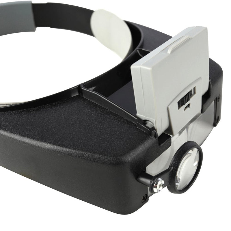 Beileshi Head Magnifier LED Illuminated Multi-Power Helmet Magnifying 1.5X 3X 8.5X 10x Magnifying Tools for Watch Repair, Arts & Crafts or As General Reading Aid 1.5x-3.5x Led Magnifying - BeesActive Australia