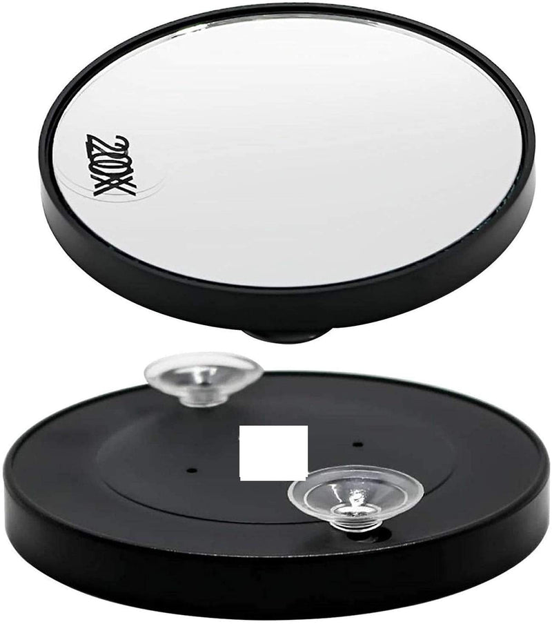 ARASO-UK - 20X Magnifying Mirror Eye Makeup Professional Pocket Vanity Eyebrow Tweezing - BeesActive Australia