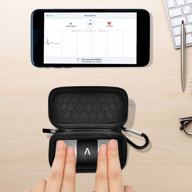 Case Compatible with AliveCor KardiaMobile Personal EKG| Kardia Mobile 6L EKG Device and Heart Monitor| Snap ECG Monitor for Apple and Android Device (Bag Only) - BeesActive Australia