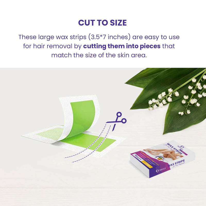 Body Wax Strips 64 Counts, Waxing Strips, Wax Strips for Hair Removal for Women and Men, Wax Strips for Legs, Bikini Area, Armpit, Body and Face, Bikini Wax Strips, Waxing Strips for Brazilian Wax with 40 Body Strips and 24 Facial Strips plus 4 Calming... - BeesActive Australia