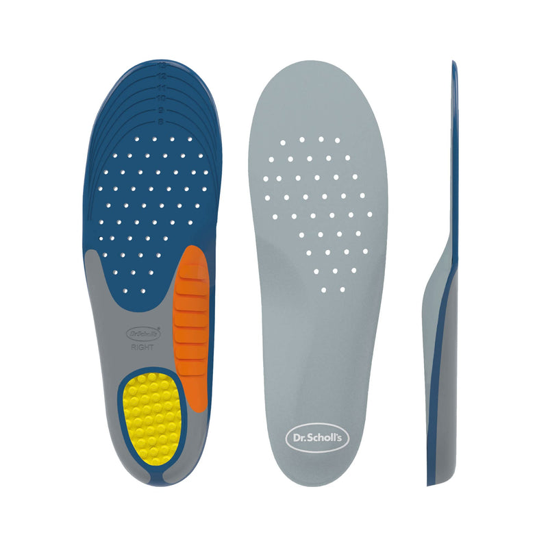Dr. Scholl's 10601918 Pain Relief Orthotics Insoles for Heavy Duty Support for Men, Size 8-14 (Pack of 1) .0 Men's 8-14 - BeesActive Australia