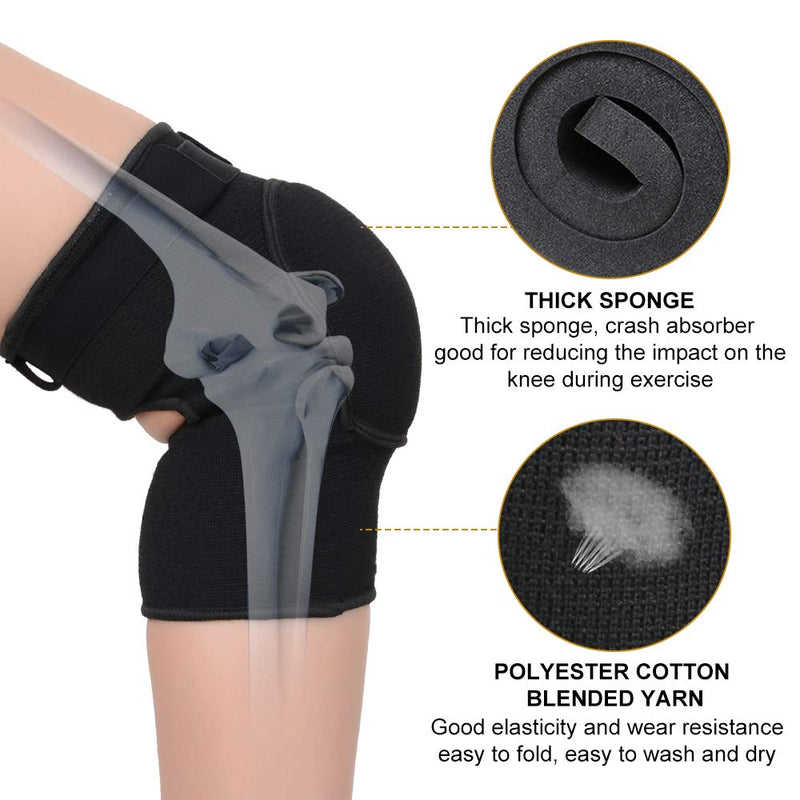 Volleyball Knee Pads for Women Men Girls,Anti-Slip Collision Avoidance Kneepads with Thick Sponge for Dance Basketball Football Pink L=145-175lb - BeesActive Australia