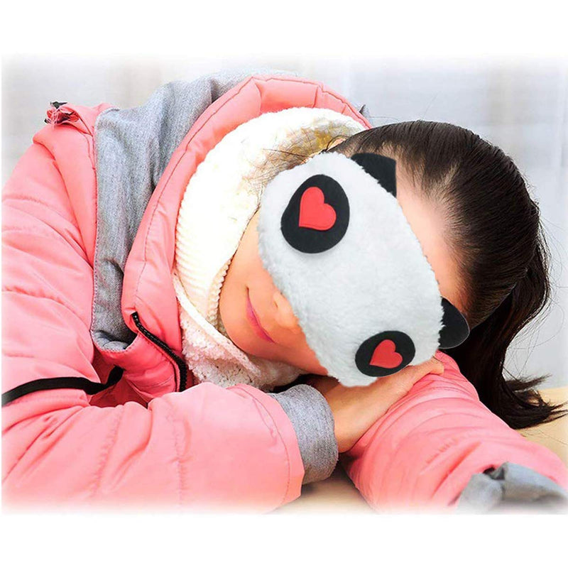 Cute Panda Eye Mask, 2 Pcs Travel Sleepping Accessories - BeesActive Australia