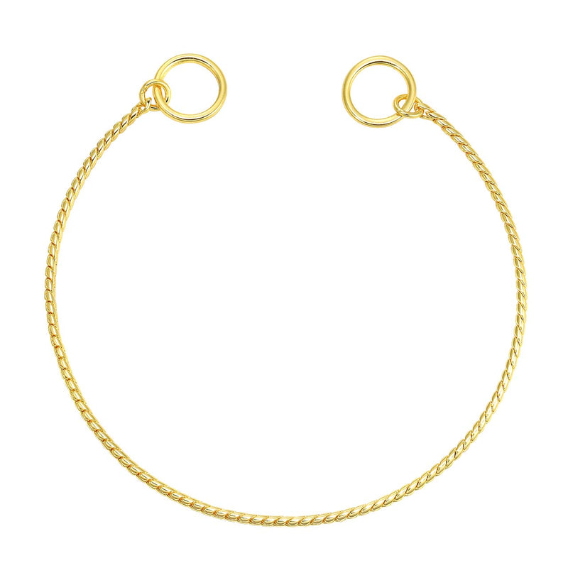 Mogoko Stainless Steel Dog Choke Chain Collar, Puppy Metal Snake Chain Pet Show Slip Collar Choker for Training Walking 3.0mm x 16.0 inch Gold - BeesActive Australia