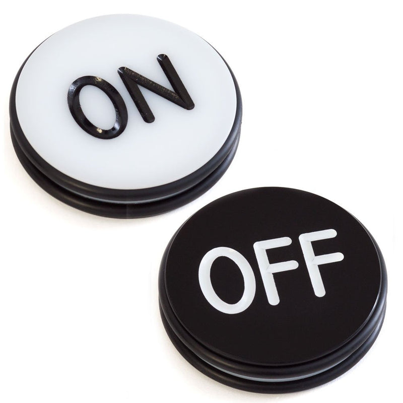 GSE Games & Sports Expert Double-Sided Acrylic Casino Craps ON/Off Puck, 3 Inch Diameter - BeesActive Australia