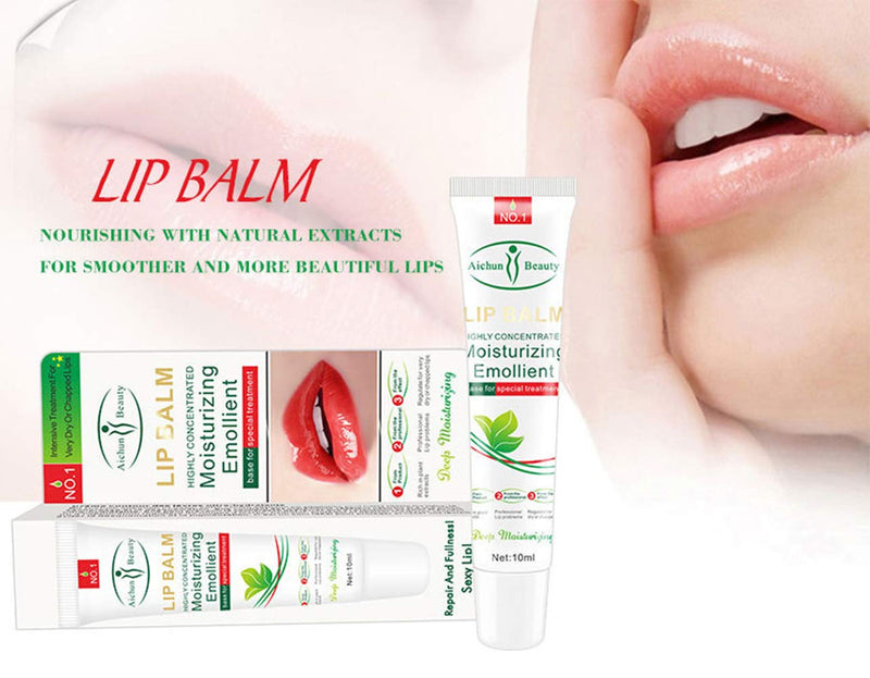 AICHUN BEAUTY Lip Balm Repair Deep Moisturizing Emollient Peeling Nourishes Dry Protective Sexy Lips 10ml - BeesActive Australia