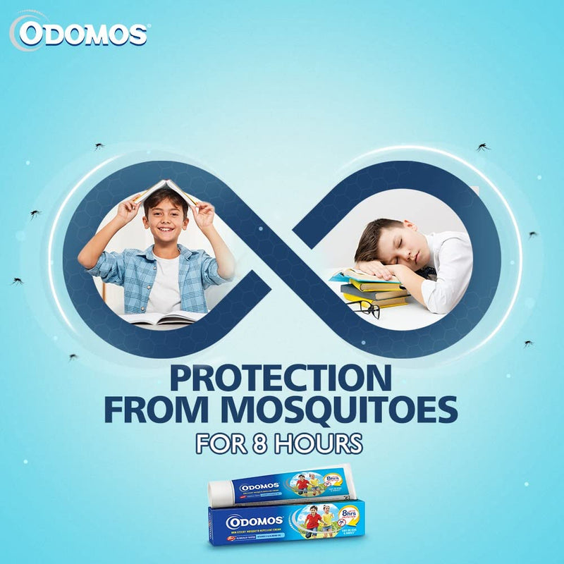 Odomos Naturals Non-Sticky Mosquito Repellent Cream | Aloevera + Citronella | Pack of 2 | 100g Each - BeesActive Australia