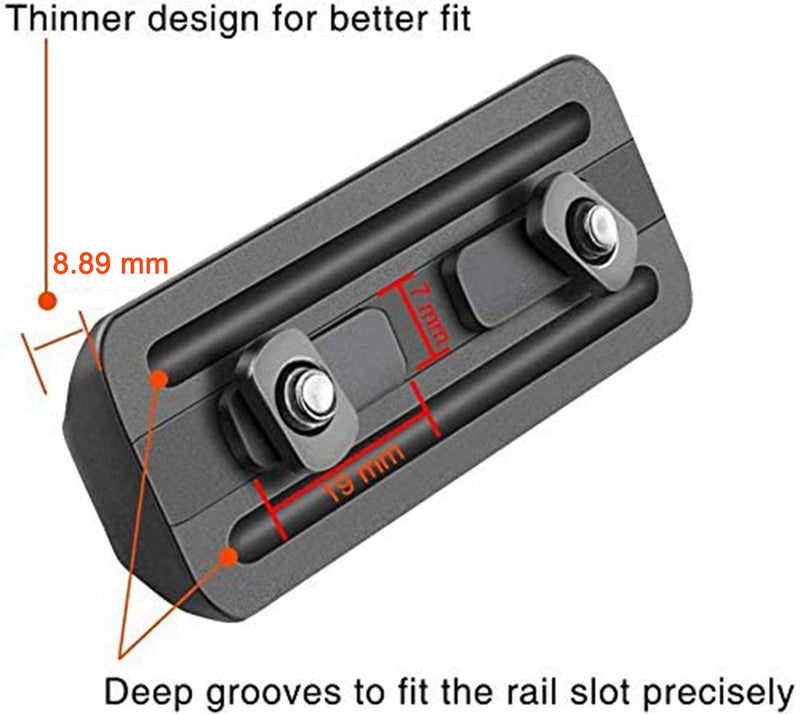 [AUSTRALIA] - CVLIFE Bipod Adapter Bipod Mount Sling Stud 4 T-Nuts 4 Screws and 1 Wrench 