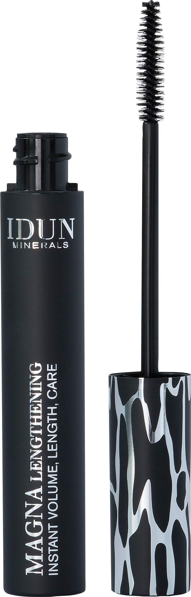 IDUN Minerals Mascara, Magna - Length & Volume - Separated & Full Fringes - Nickel & Chromium Natural Pigments, Ophthalmologically Tested, Safe for Sensitive Eyes & Contact Lens - Black, 0.40 oz - BeesActive Australia