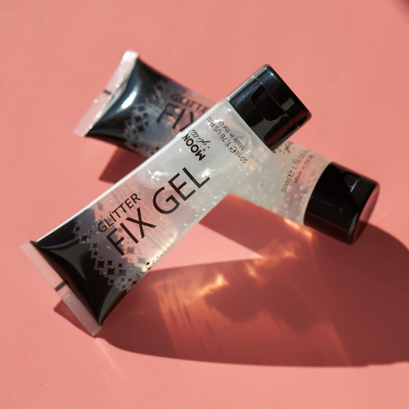 Moon Glitter Glitter Fix Gel 50ml Face Body Adhesive Primer for Glitter, Eye dust, Pigment Eye Shadow - BeesActive Australia