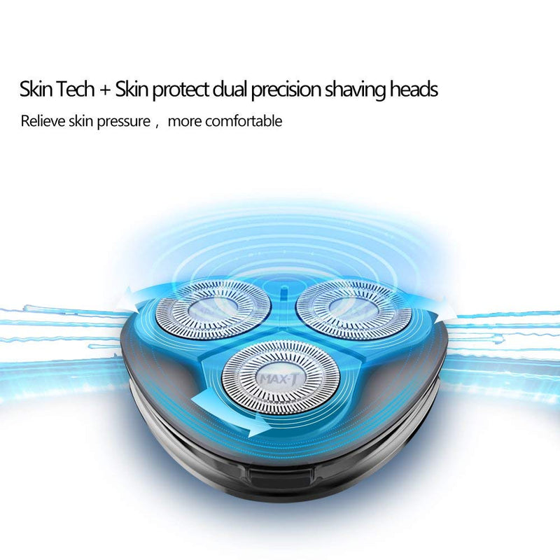 Razor Electric Razor MAX-T Electric Shaver Heads Replacement Shaving Heads for MAX-T Series Shaver - BeesActive Australia
