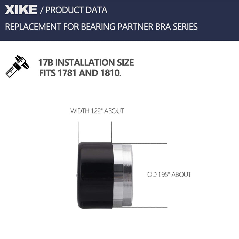 XiKe Replacement for Bearing Partner Bra 19B, 17B, 23B, 70019/17/23, Fits 1980, 1980A, 1938, 1968, 2047, 2080, 2080, 1781, 1810, 2328, 2441, 2717, 2562, 2240. Black-17B - BeesActive Australia