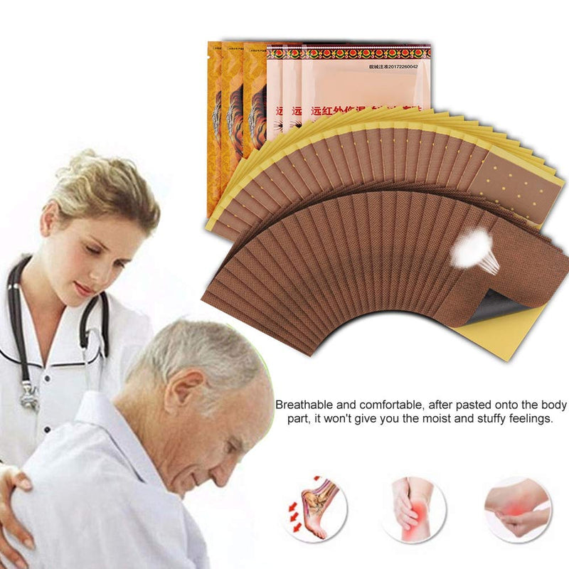 Pain Relief Patches, 48 Pcs Herbal Patches Far Infrared Magnetic Patch for Back Pain, Shoulder, Joint Pain, Muscle Pain, Lumbar Disc Herniation - BeesActive Australia