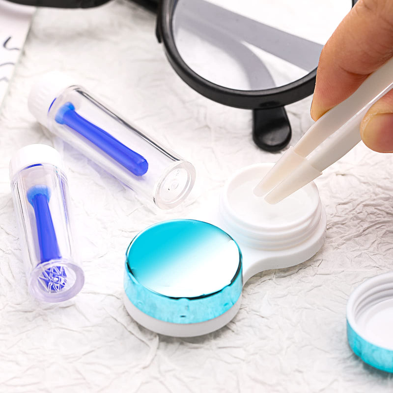 Contact Lens Remover Scleral Lens Remover Inserter Soft Contact Suction Holder Remover with Ventless Bottles and White Tweezers - BeesActive Australia