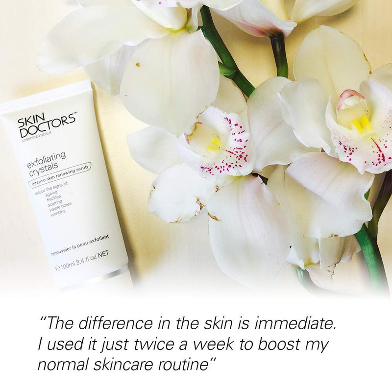 Skin Doctors Exfoliating Crystals,for the face and body Helps reduce the appearance of ageing, scarring, and other blemishes - 100ml - BeesActive Australia