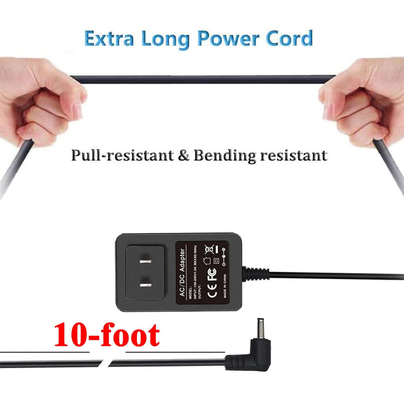 VHBW for Petsafe ScoopFree Litter Box Power Cord 10Ft PetSafe Automatic Self-Cleaning RFA-516 PAL00-14243, PAL00-15342, PAL00-14242 Power Adapter - BeesActive Australia