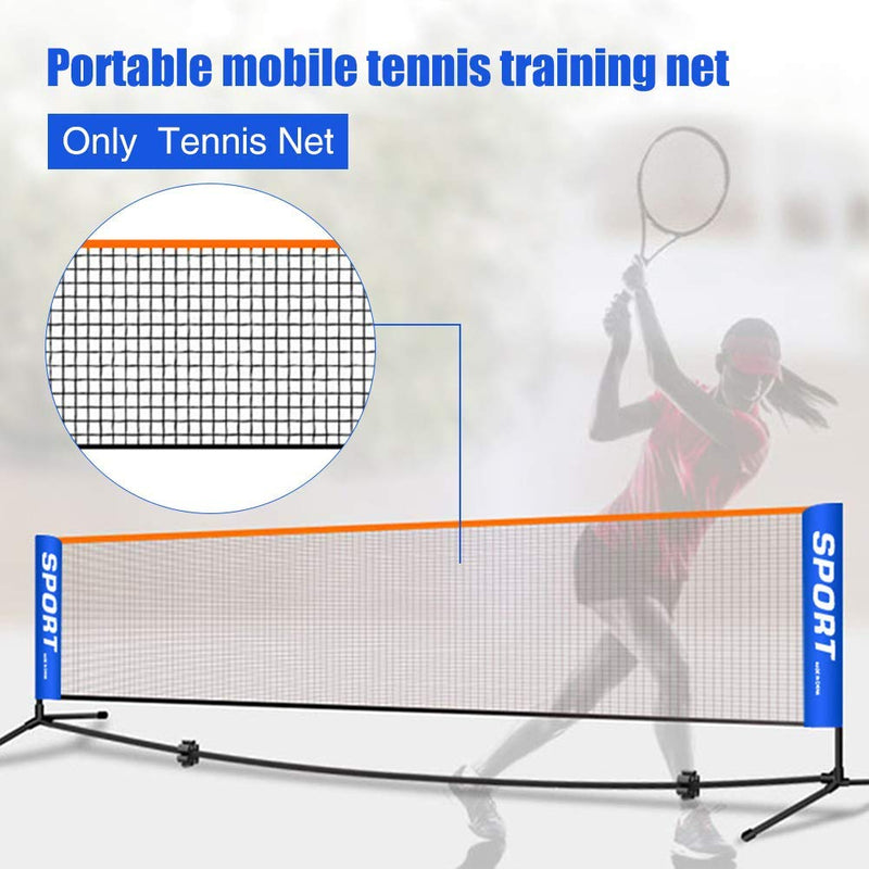 Portable Badminton Net for Tennis, Soccer Tennis, Pickleball, Kids Volleyball - Easy Setup Polyester Sports Net(Size:4.1m, Only Tennis Net) 4.1m - BeesActive Australia