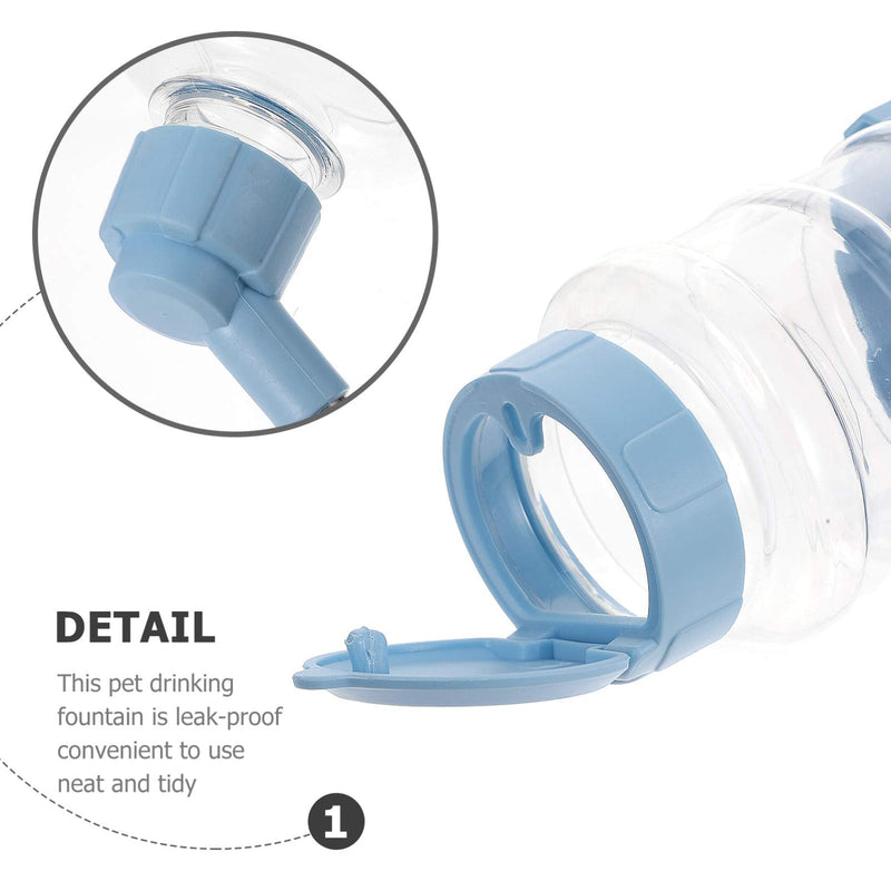TEHAUX Pet Water Bottle Dispenser-Water Feeder Pet Drinking Water Bottle 473ml (Sky-blue) - BeesActive Australia