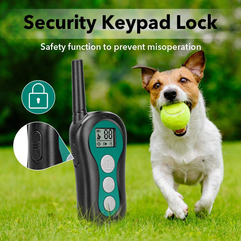 RICHDOG Dog Training Collar - Waterproof Dog Shock Collar with Remote Range Up to 1000ft, 1~99 Levels Beep, Vibration, Shock Modes, Rechargeable Dog Collar for Large Medium Small Dogs, Safe Large Dogs - BeesActive Australia