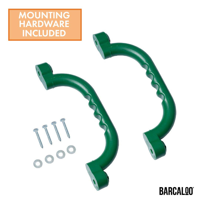 Playground Safety Handles - Green Grab Handle Bars for Jungle Gym 7 inch, Green - BeesActive Australia