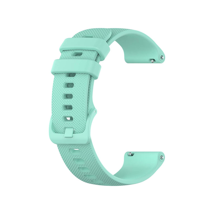 Anrir for Vivoactive 3 Watch Bands, 20mm Silicone Band for Garmin Forerunner 645/245 Music, Samsung Galaxy Watch 3 41mm/Galaxy Watch 42mm/Galaxy Watch Active 2 40mm/44mm Bands for Men Women-3Pack White+Rose Pink+Mint Green - BeesActive Australia