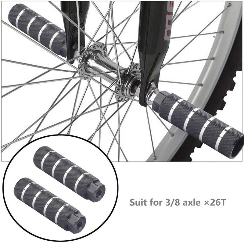 Leo and his friends 2 Pcs Alloy Bike Pegs BMX Pedals Fit 3/8 inch Axles - BeesActive Australia