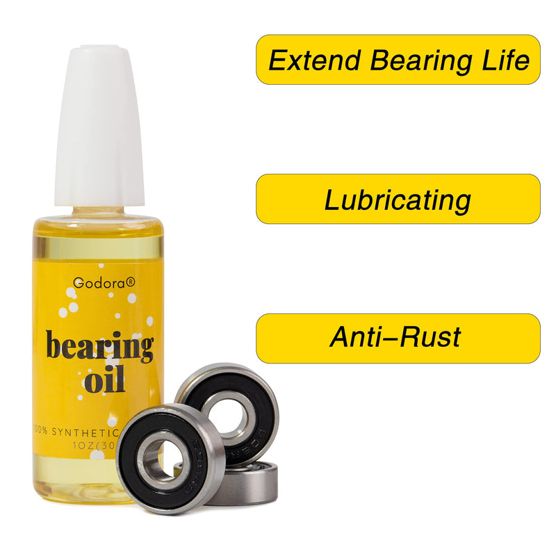 Premium 1 Ounce Skateboard Bearing Lubricant | Bearing Oil, High Grade Skate Bearing Lubricant, Super Smooth Bearing Lube for Skateboards, Longboards, Scooters and Roller Skates - BeesActive Australia